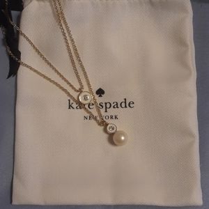 NWT Kate Spade Double Pendant Necklace